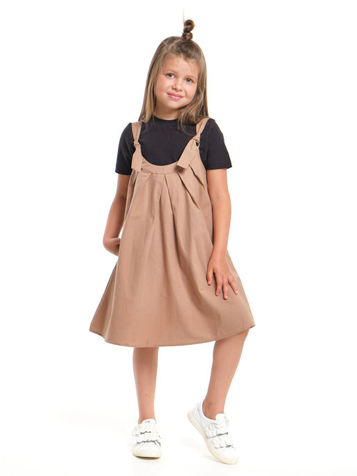 Комплект для девочки UD 7945/7946 черный/коричневый - Mini maxi фото 7