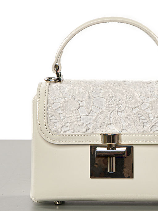 LACCOMA сумка F2100-белый натуральная кожа фото 6