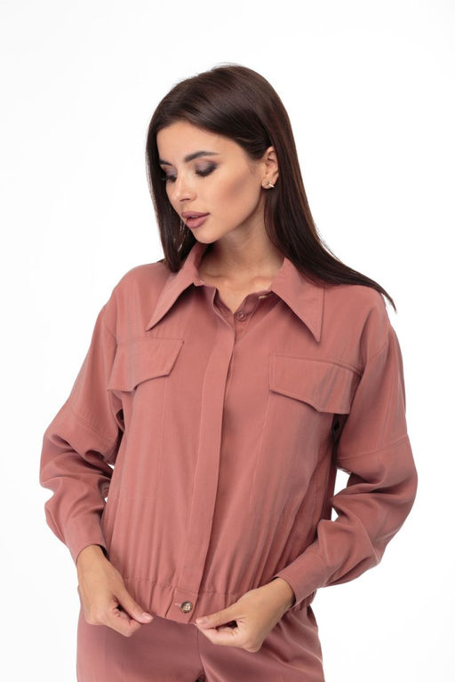 Жакет ANELLI 875-1 терракот  фото 5