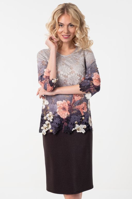 Платье П4-4245 - Wisell фото 12