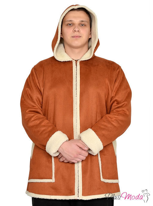 Дубленка-куртка Модель №1790 размеры 44-84 - Plusmoda фото 4