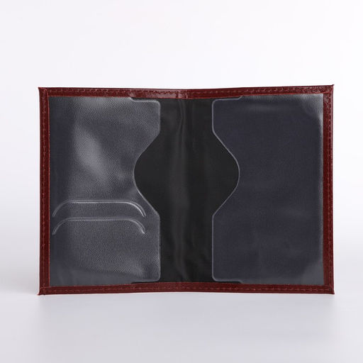 Обложка для паспорта, бордовая