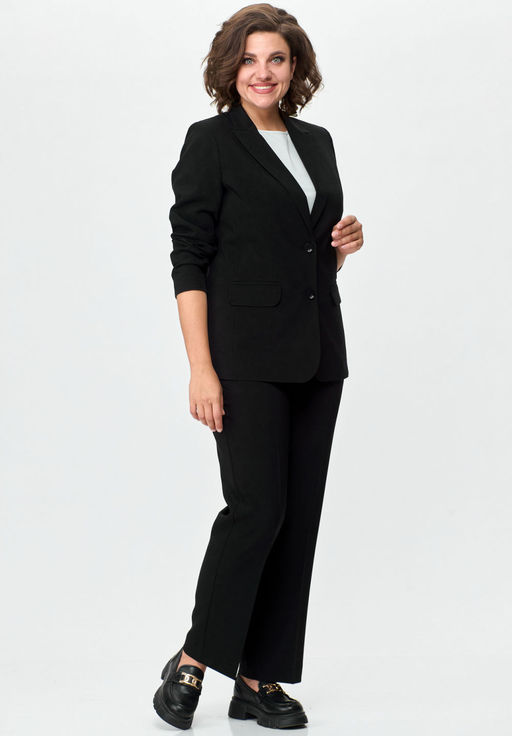 Жакет БелЭльСтиль 203 черный однотон фото 3