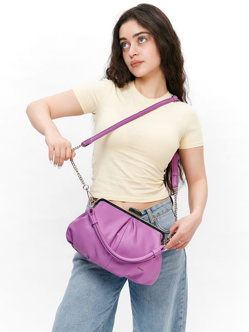 LACCOMA сумка Оливия-Л815-орхидея эко кожа хлопок  фото 7