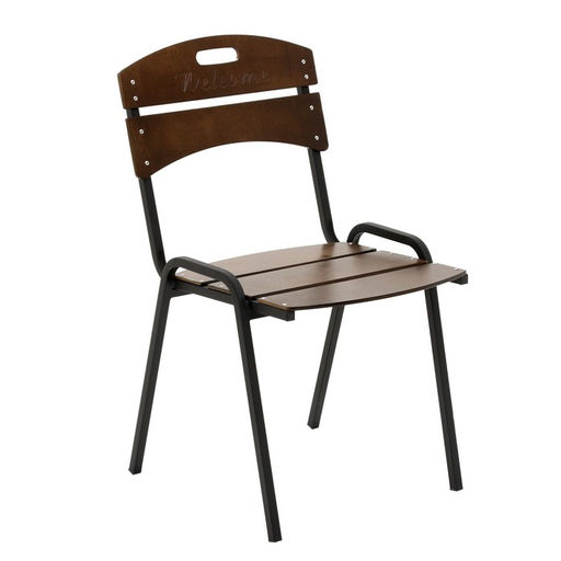 Набор садовой мебели Бистро, 4 стула, круглый стол, коричневый - Simaland фото 5