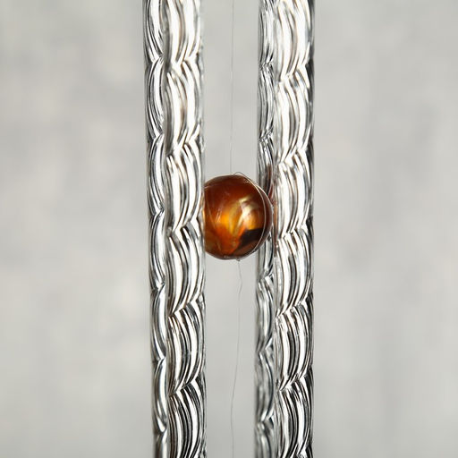 Музыка ветра «Двойное сердце со стрелой», металл, 4 трубочки, 56 см