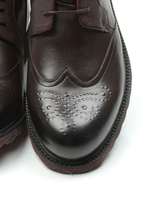 01-H9053-B1-SW5 BROWN Ботинки демисезонные мужские (натуральная кожа) - Фабричный китай фото 14