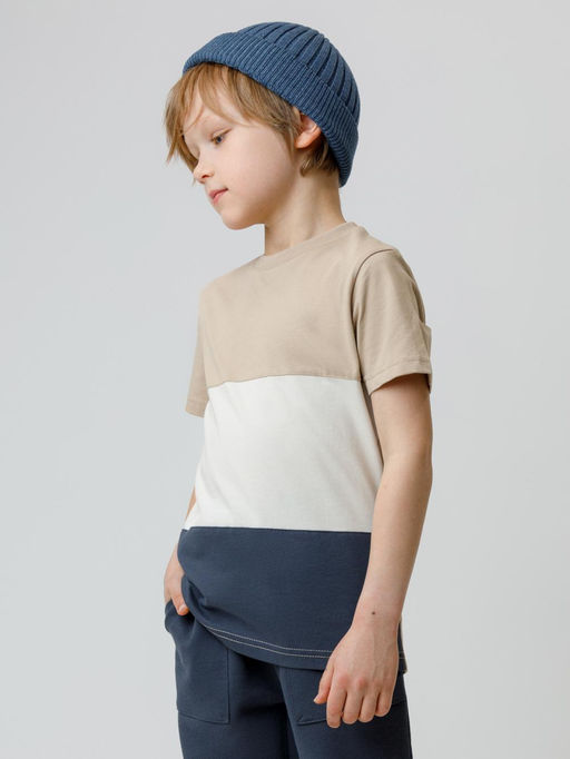 КР 302171/темно-бежевый к569 фуфайка (футболка) для мал - Crockid фото 14