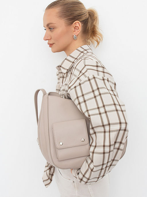 Сумка 1211M beige Polina&Eiterou