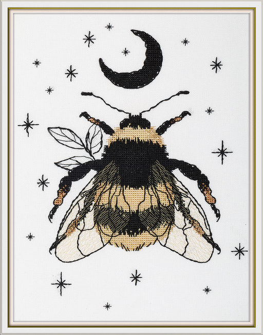 Набор для вышивания PANNA J-7496 Черное золото. Шмель 23 х 30 см