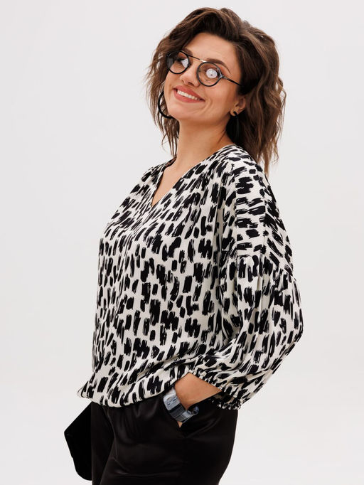 Блуза ANELLI 1676.1 сафари шелк  фото 3