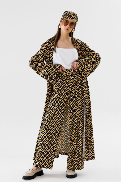 Костюм NIKVA н554-1 ромбы апельсин  фото 3