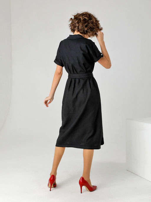 23207 Платье черный - Dizzyway фото 6