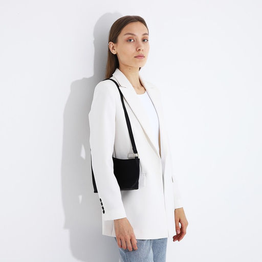 Сумка кросс-боди на молнии, цвет чёрный - Simaland фото 6