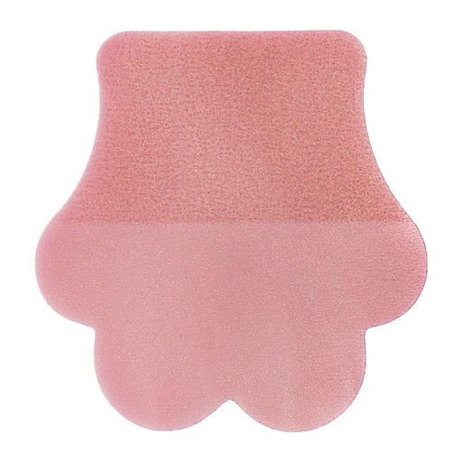 Цена за 4 шт. Блок-закладка с липким краем «Лапка», 45 мм × 45 мм, 50 листов, пластик, розовый