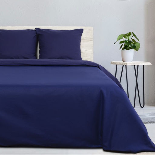 Постельное бельё Этель 1,5 сп Синяя пыль 143215 см, 150214 см, 7070 см 2 шт, поплин 125 г/м