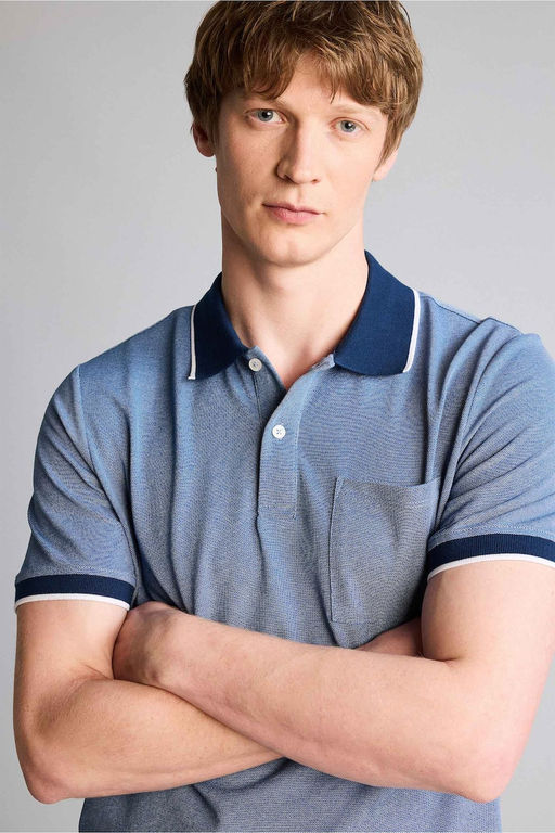 Pamuklu Regular Fit Polo Ti__rt - Defacto фото 3