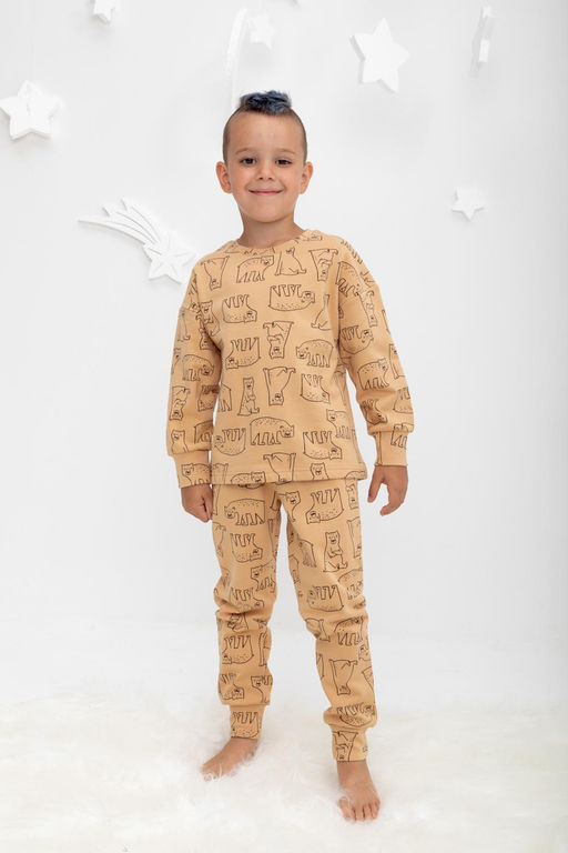 К 1587/24/итальянский песок,медведи пижама дет