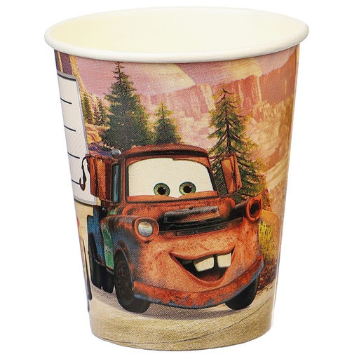 Цена за 10 шт. Стакан бумажный С Днем Рождения!, 250 мл, Тачки - Disney фото 4