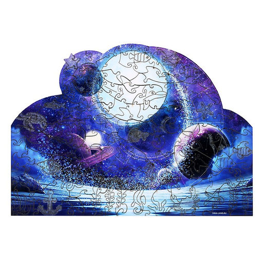 Пазлы фигурные Парад планет светящиеся, 145 деталей - Puzzle фото 3