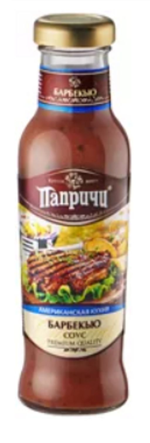 Папричи Соус столовый Барбекю "Америка. кухня" 320гр Папричи