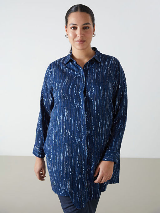 Desenli Kad?n G?mlek Tunik