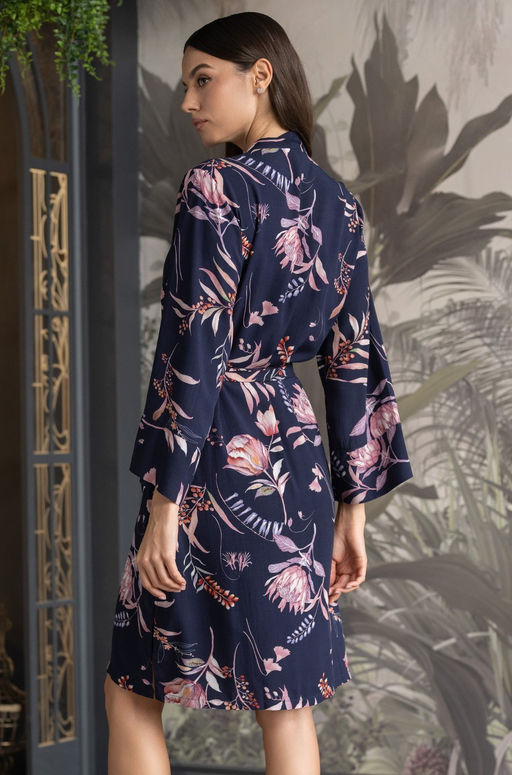 Короткий запашной халат Mia-Amore с  фото 3