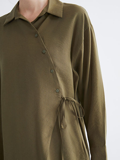 Modal Kar???ml? Kad?n G?mlek Tunik