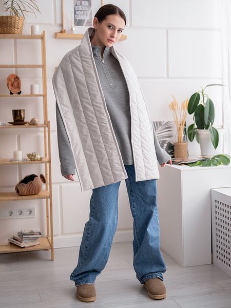 Шарф светло-серый - Yollochka фото 2