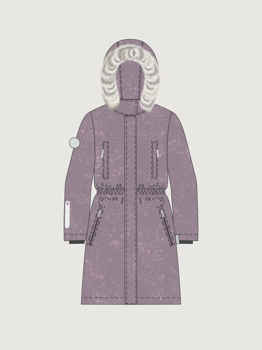 Пальто 6з5426 камелия