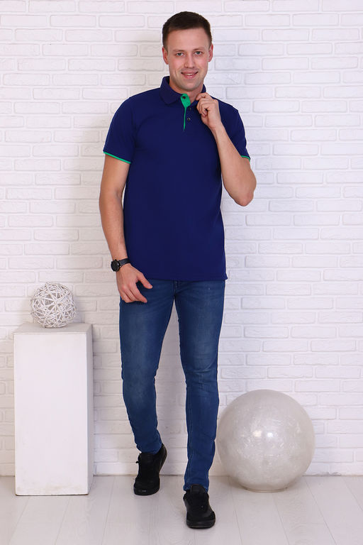 Футболка поло Berchelli 6790  фото 4