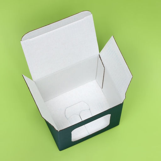 Цена за 10 шт. Коробка под кружку, с окном, изумрудная 12 х 9,5 х 12 см - Simaland фото 6