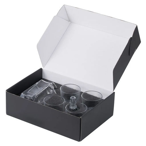 52350 GIPFEL Набор для виски CARDINAL: графин 750мл, 4 бокала 280мл. Материал: хрустальное стекло