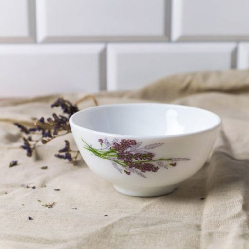 Пиала 280 мл 110 мм / W-45/6 (7131-2) /уп 96/ Букет лаванды - ГалеонТрейд фото 2