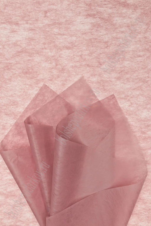 Бумага тишью 58*45 см (40 листов) SF-7929, дымчато-розовый №8