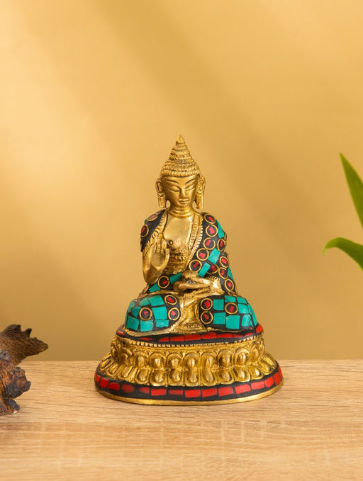 Сувенир «Будда», 8×6×11.5 см, латунь