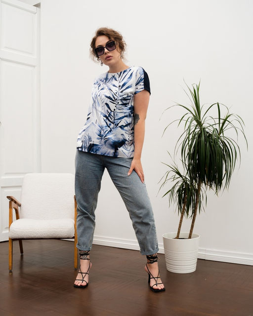 Футболка из Армани шёлка и трикотажа 12.7.3 - Sahar art lab фото 4