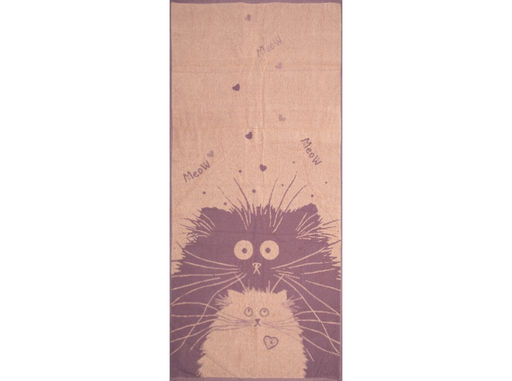 6с102.411ж1 Парочка (орхидея1) Полотенце махровое 67х150см