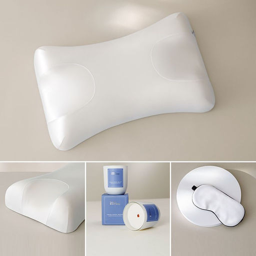 Подарочный набор Beauty Sleep ( подушка, наволочка, свеча, маска)  фото 4