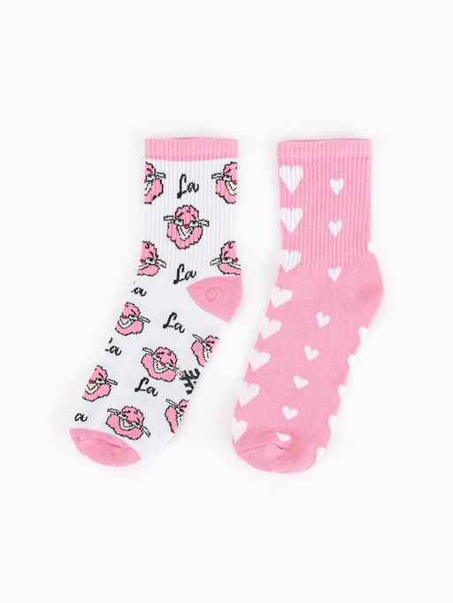 Носки женские KAFTAN Лама, набор 2 пары, размер 36-40