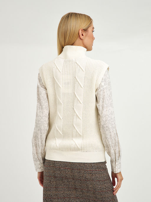 водолазка женская из хлопка без рукавов - Glenfield фото 7