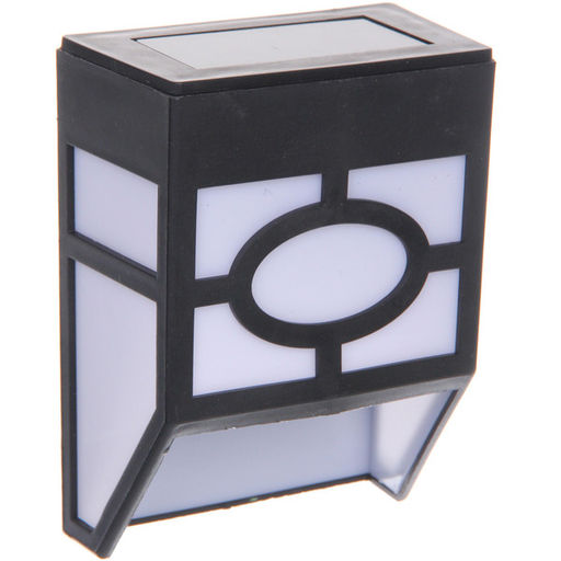 Цена за 4 шт. Фонарь садовый "Эстетика" 12*9*5 см, на солнечной батарее (свечение теплый белый) 1 LED