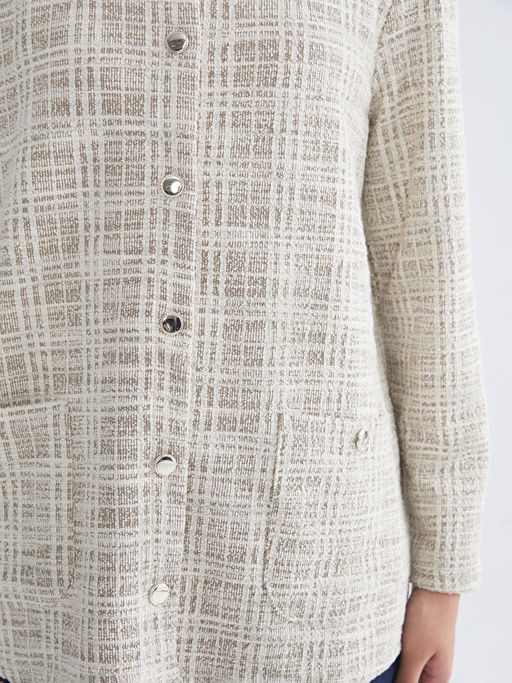 Bisiklet Yaka Ekose Kad?n H?rka