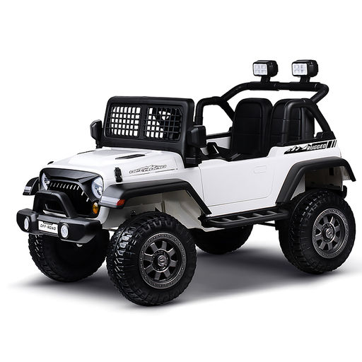 Электромобиль детский "Городской внедорожник" (цвет белый)