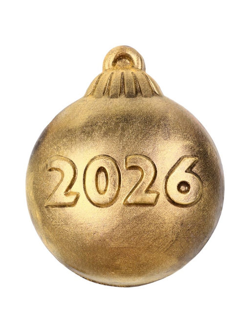 Шоколадная фигурка Новогодний шар 2026, кондитерская глазурь, 95 г