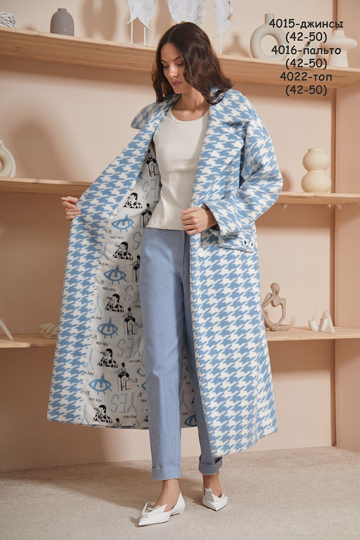 Пальто 4016 - Niv niv фото 3