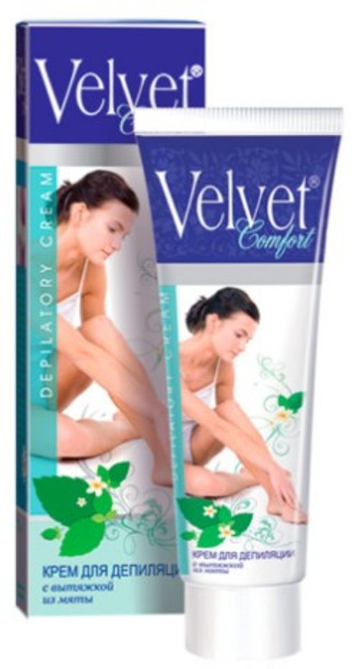 Депилятор "Велвет" с вытяжкой из Мяты (100 мл).16 /7255/