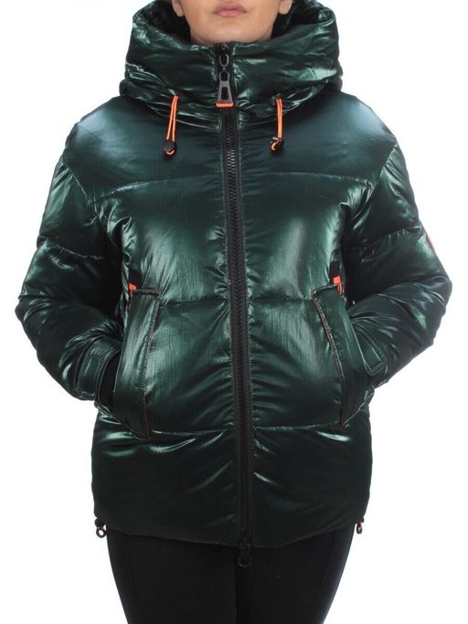 8100 DK. GREEN Пальто женское зимнее JARIUS (200 гр. холлофайбера) - Fashion фото 2