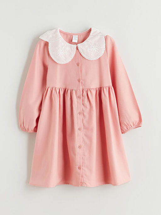 Bebe Yaka K?z Bebek Elbise