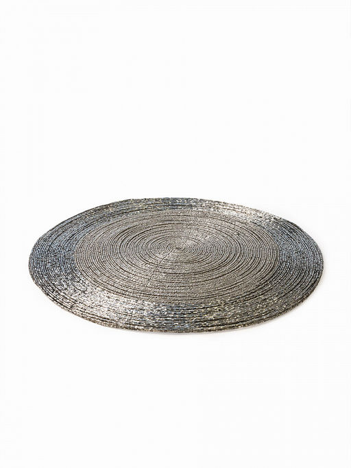 Салфетка сервировочная D35 серый бисер